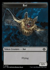 Bat (0006) // Map (0017) Double-Sided Token - Foil